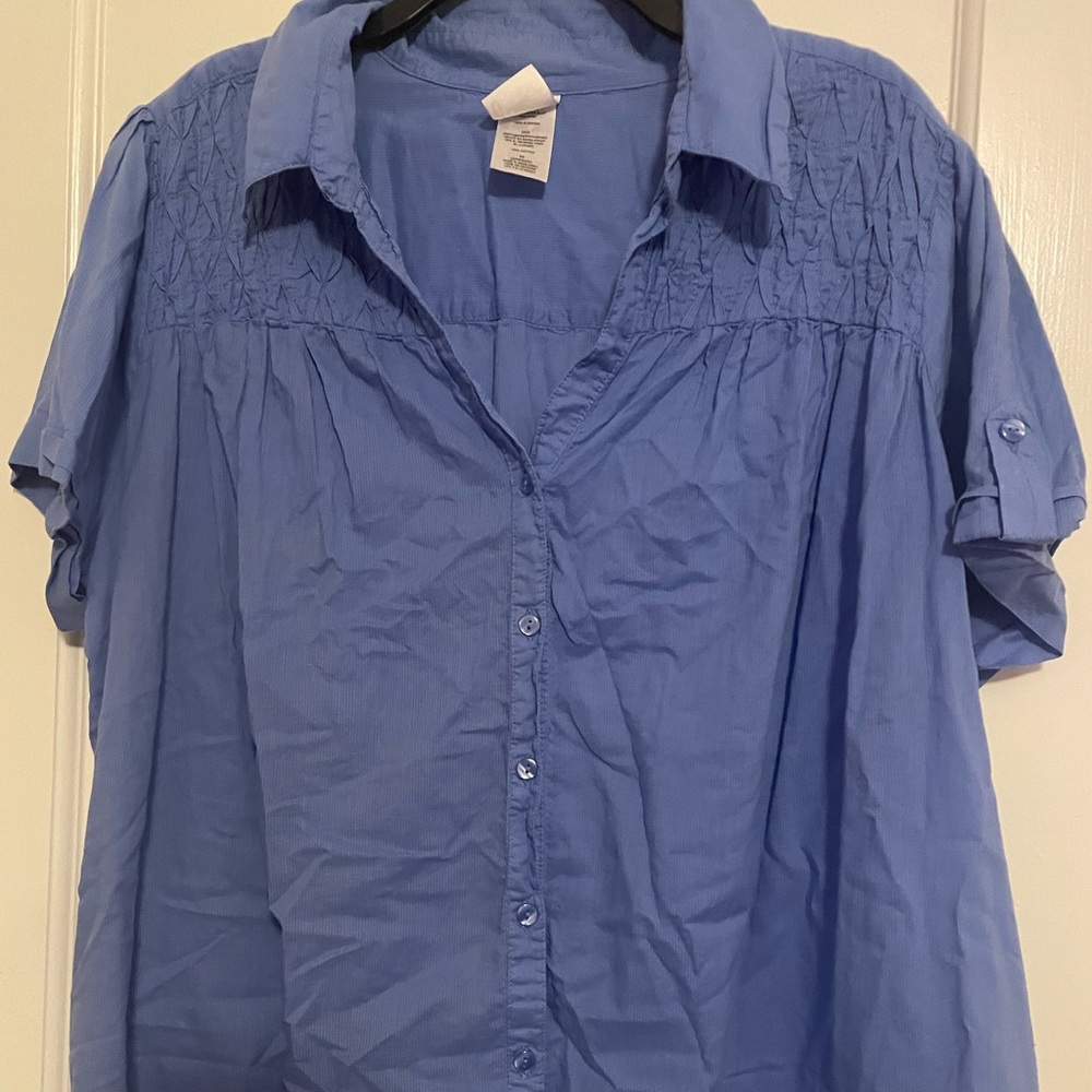 Just my size blue button up shirt